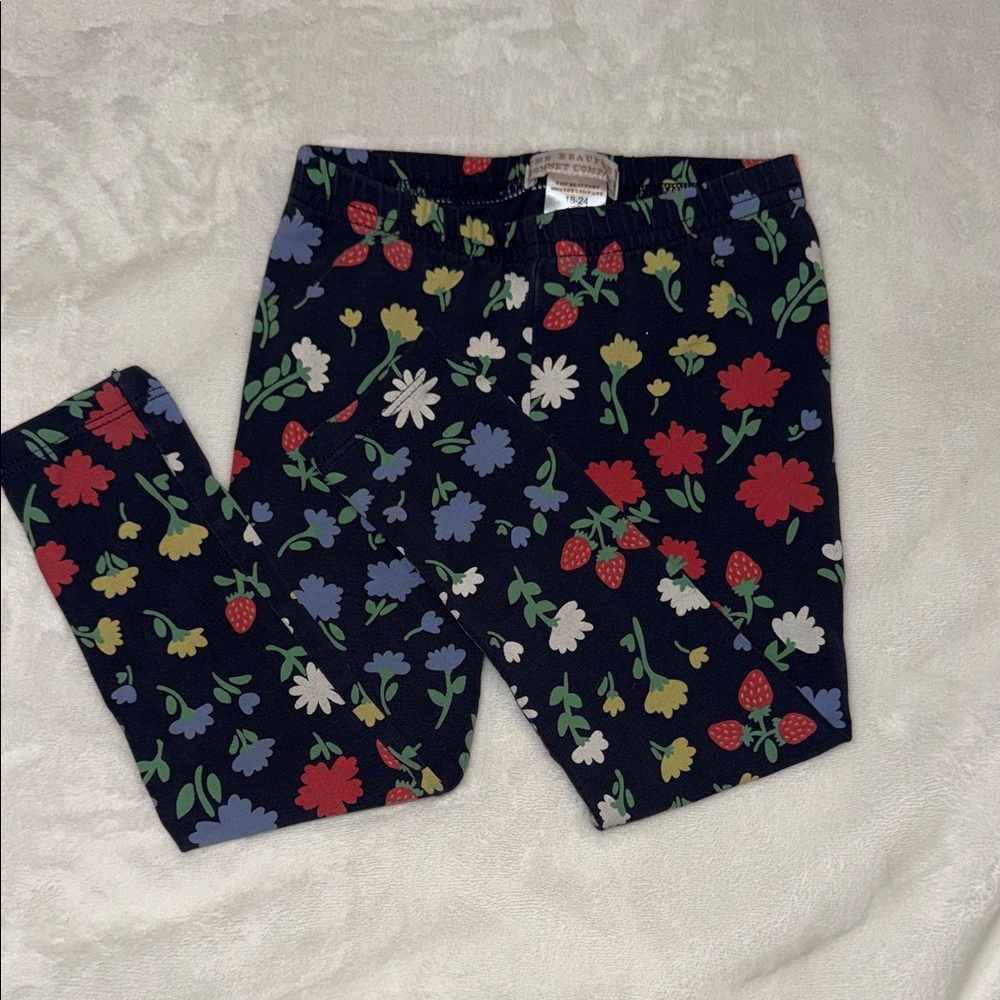 Beaufort Bonnet Company Floral Strawberry Leggings
